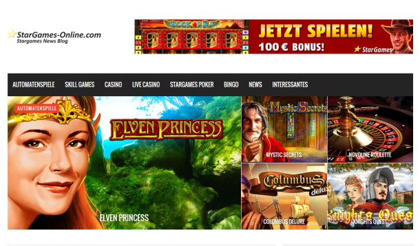 Die Online Games Seite Stargames